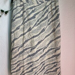 Elegant Zebra Print Skirt